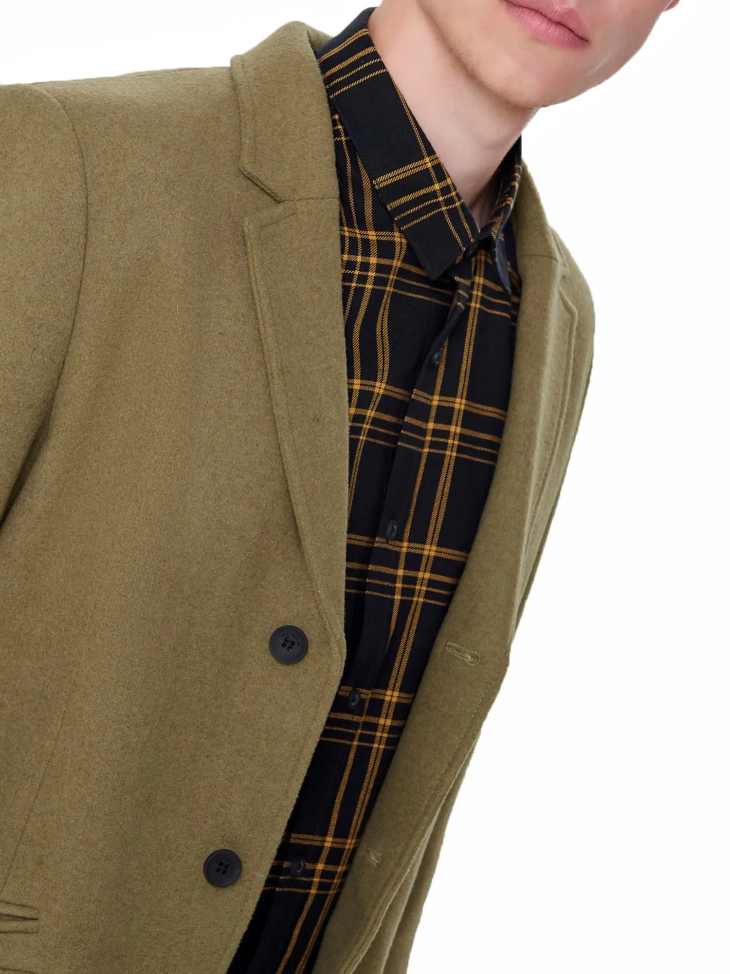 Julian Gray Wool Coat