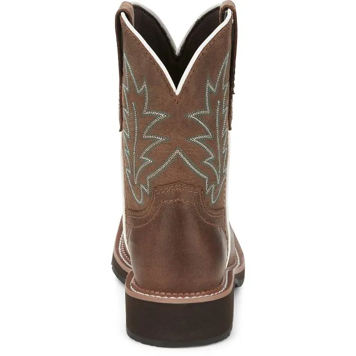 Justin Men's 8 Ema Square Toe Western Boot