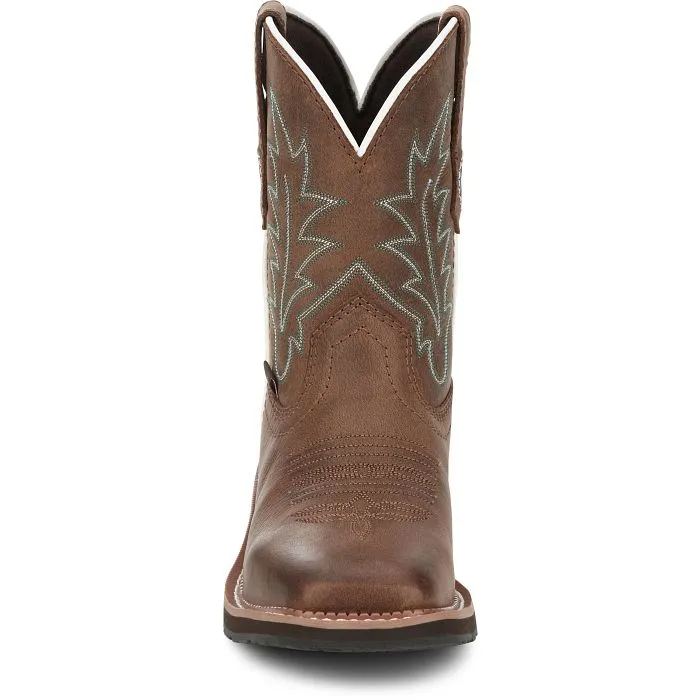 Justin Men's 8 Ema Square Toe Western Boot