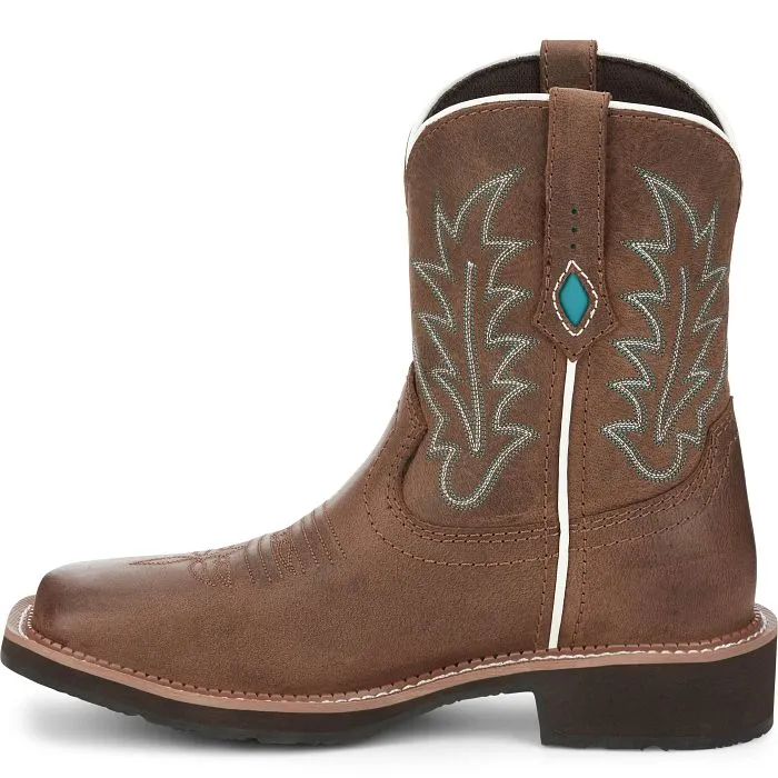 Justin Men's 8 Ema Square Toe Western Boot