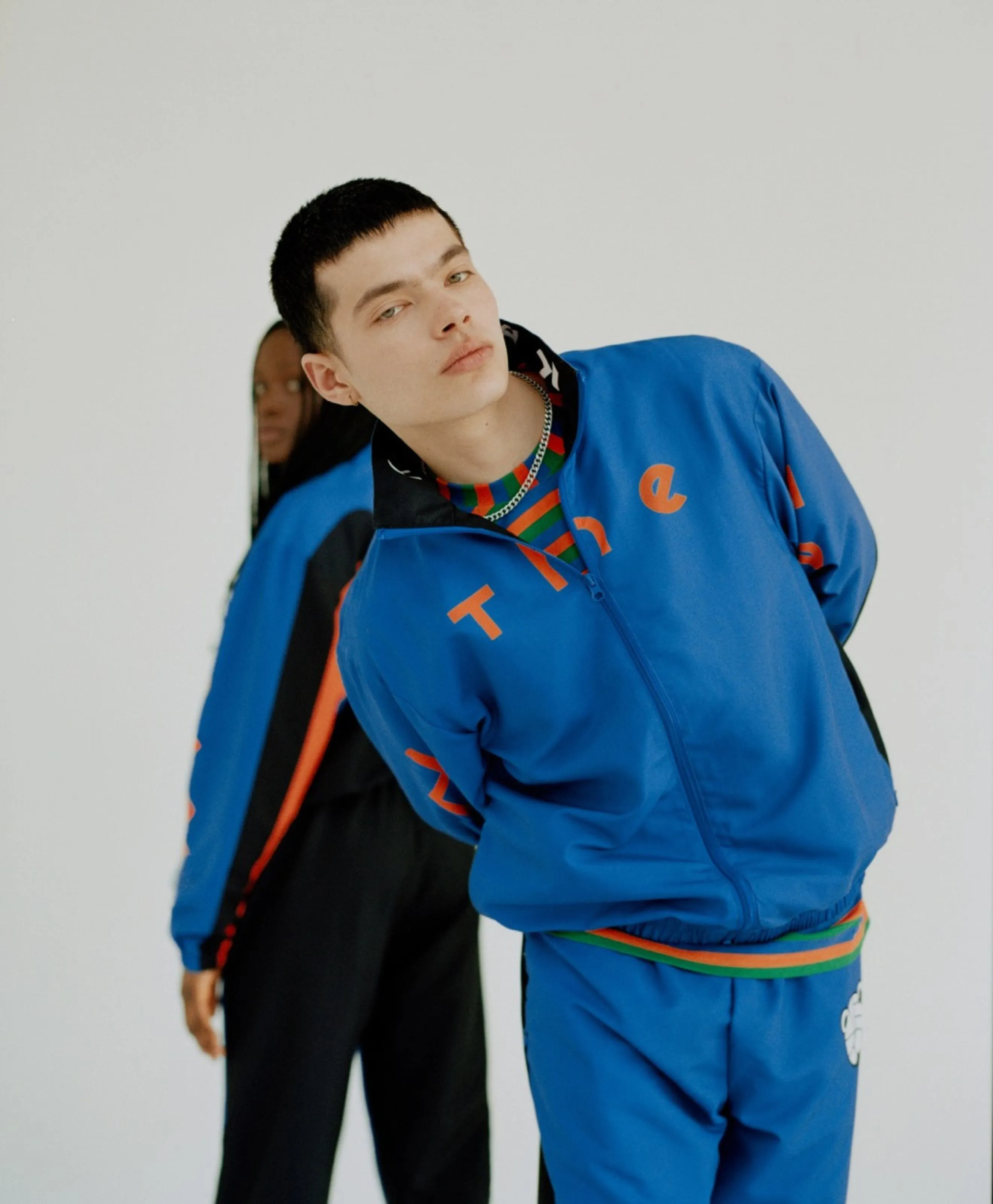 Karhu x Sasu Kauppi Track Suit - Black/Vermillion Orange