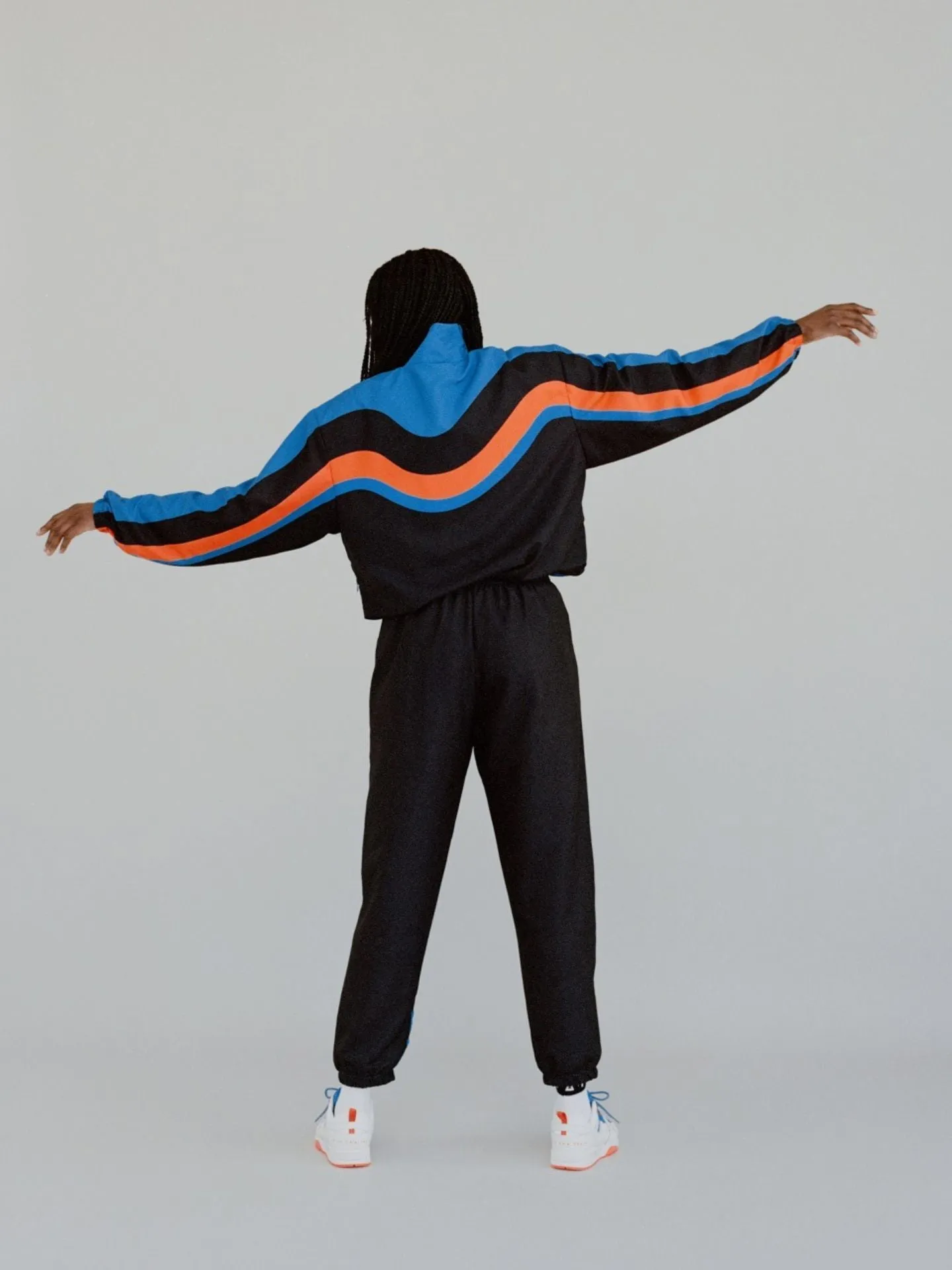 Karhu x Sasu Kauppi Track Suit - Black/Vermillion Orange