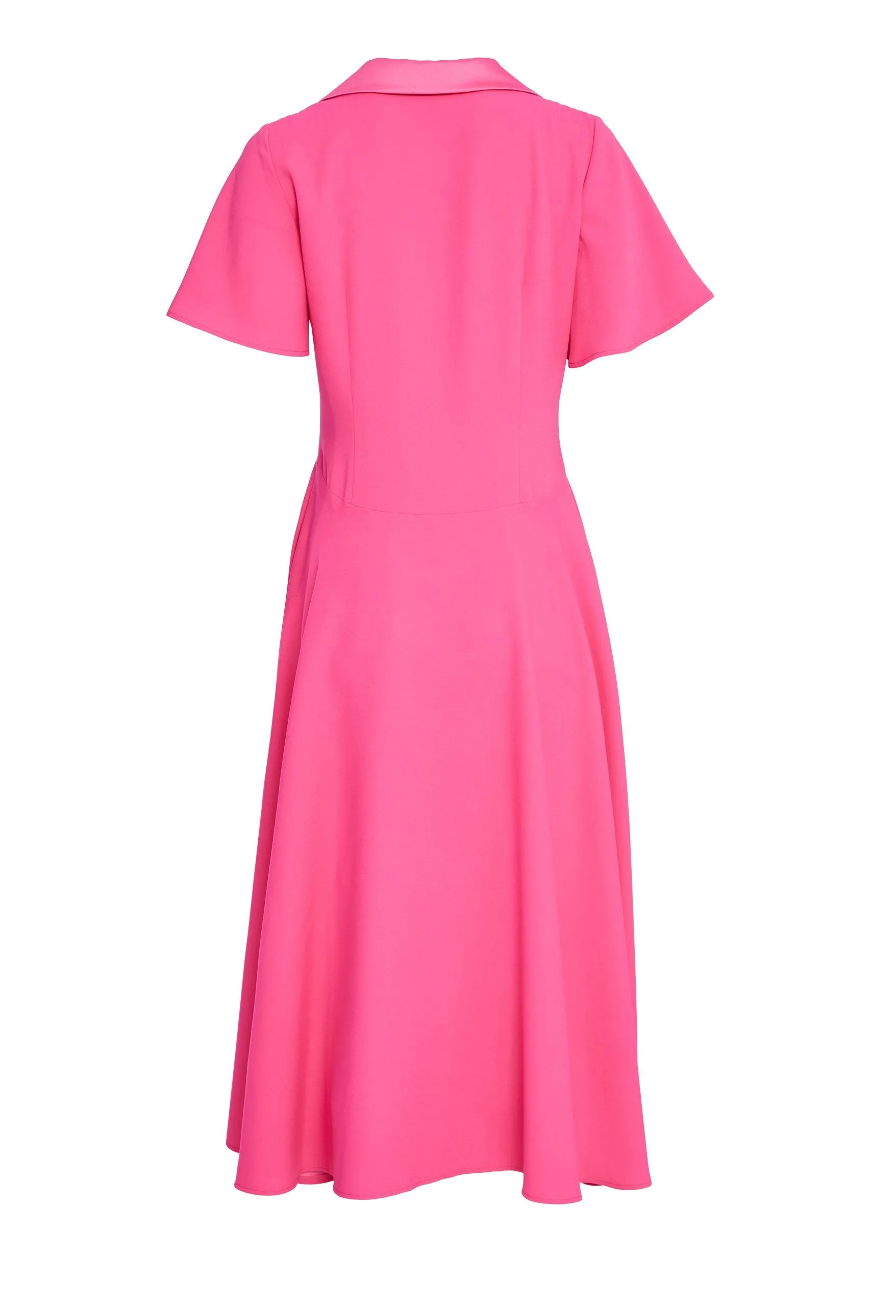 Kate Cooper V Neck Dress with Collar