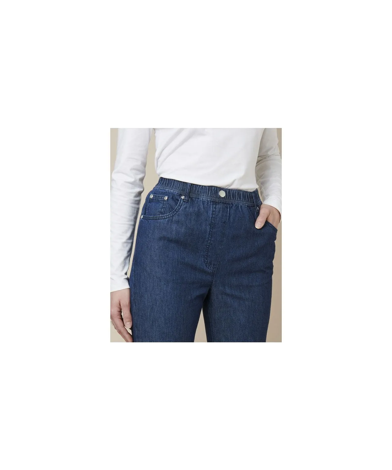 Women's Pull-On Denim Pants