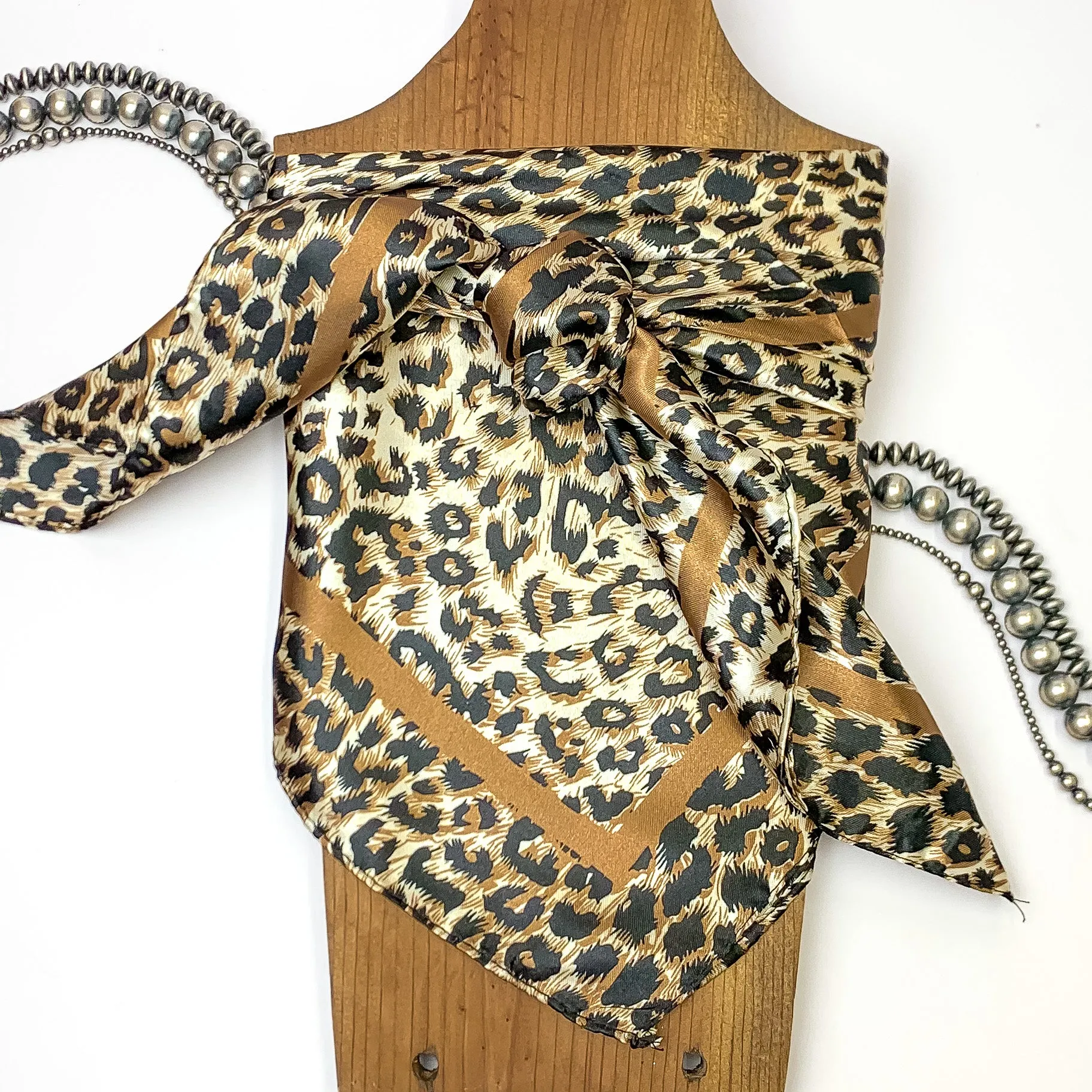 Leopard Print Wild Rag - Liberty Pattern