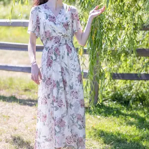 Long Floral Maxi Dress