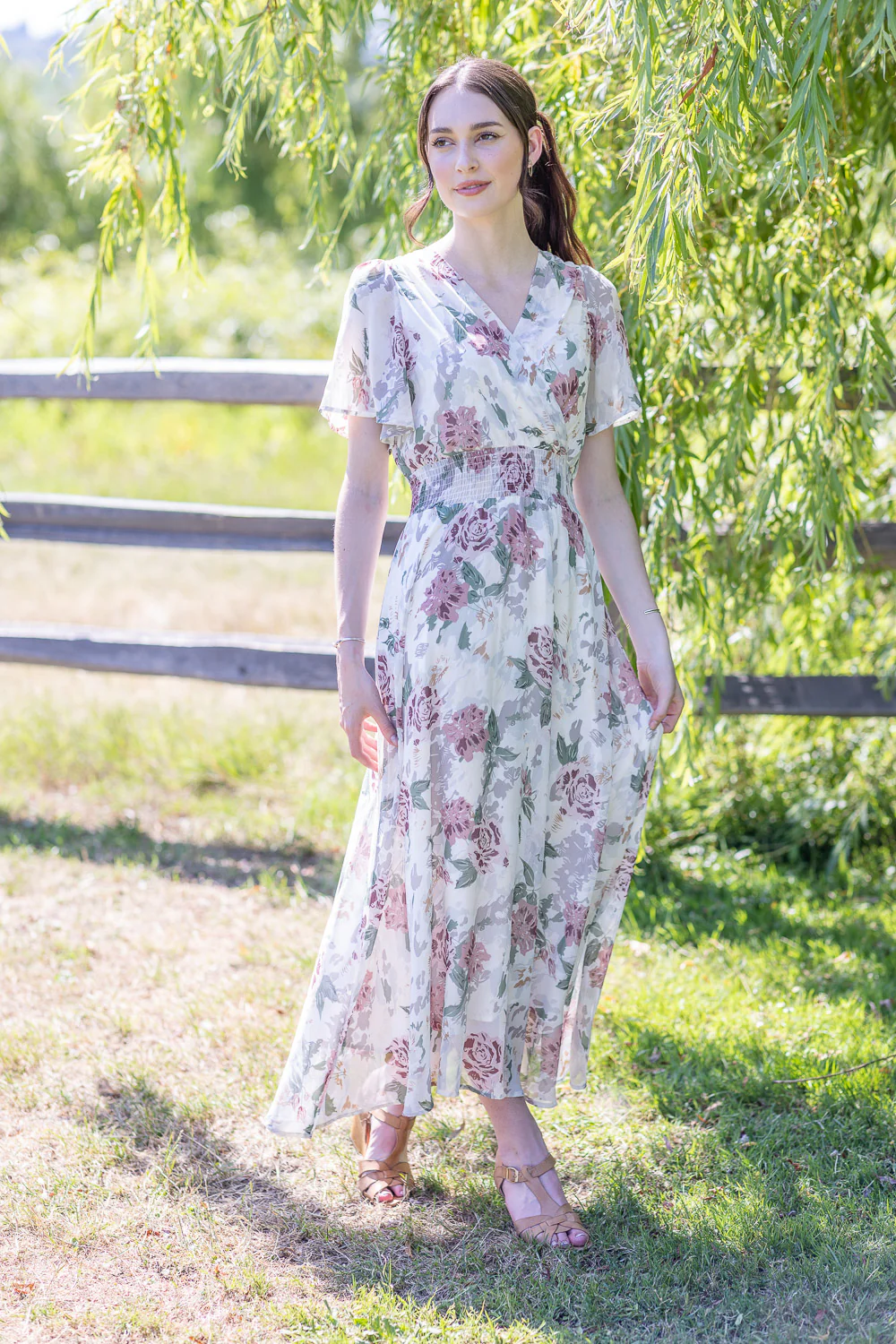 Long Floral Maxi Dress