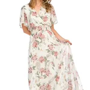 Long Floral Maxi Dress