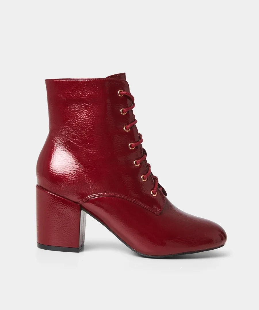 Patent Leather Love Letter Boots - Shop Now.