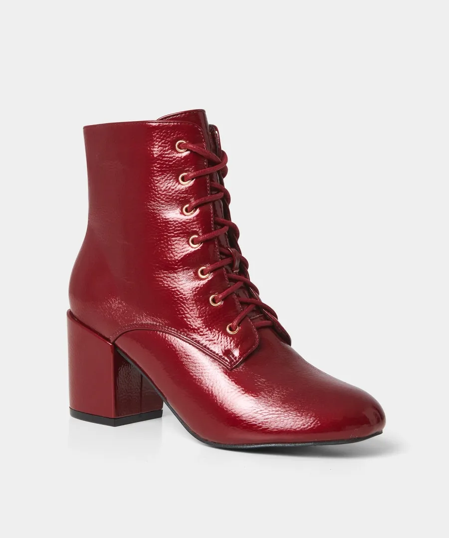 Patent Leather Love Letter Boots - Shop Now.