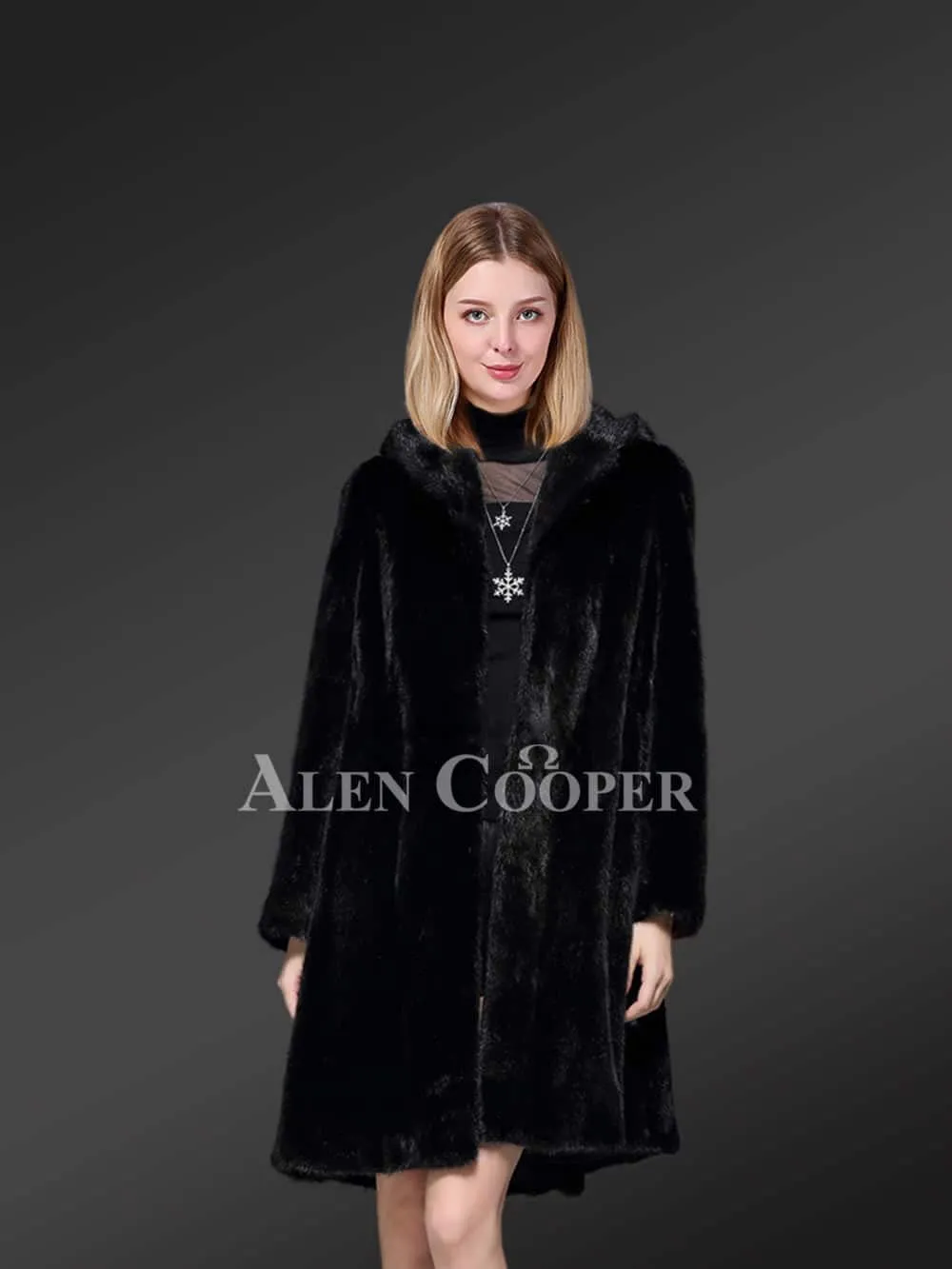 Luxurious Ebony Mink Fur Jacket