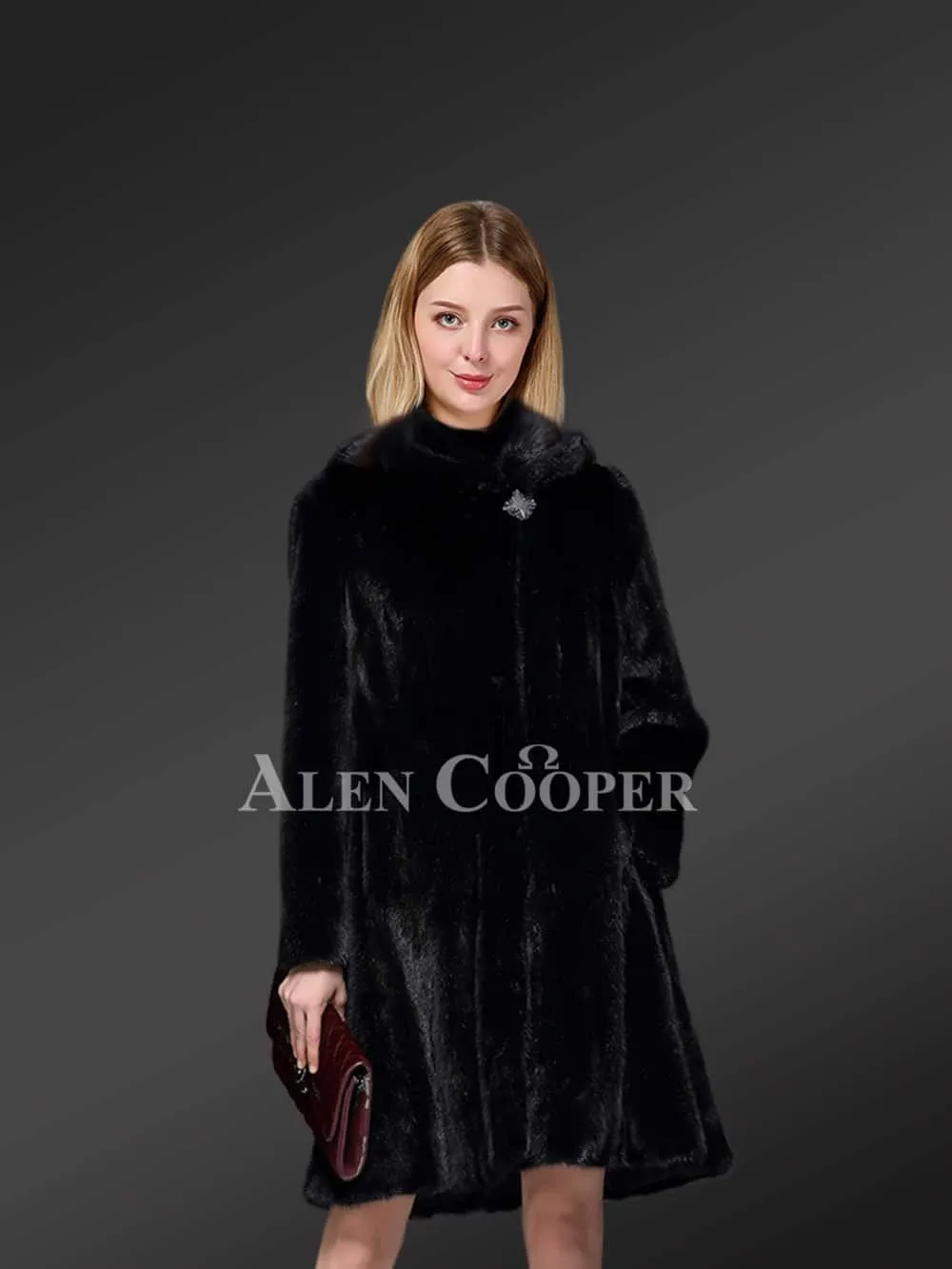 Luxurious Ebony Mink Fur Jacket