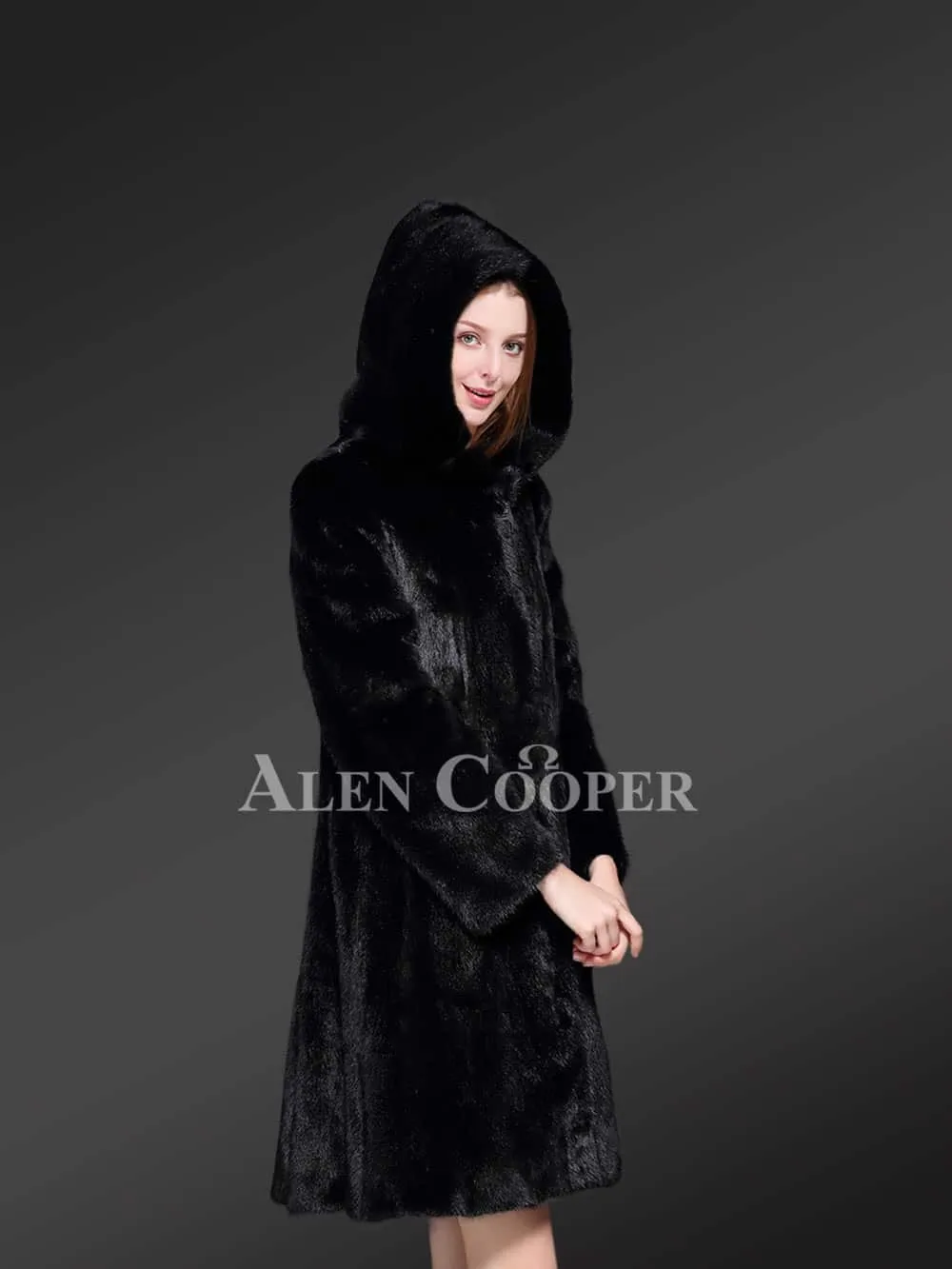 Luxurious Ebony Mink Fur Jacket