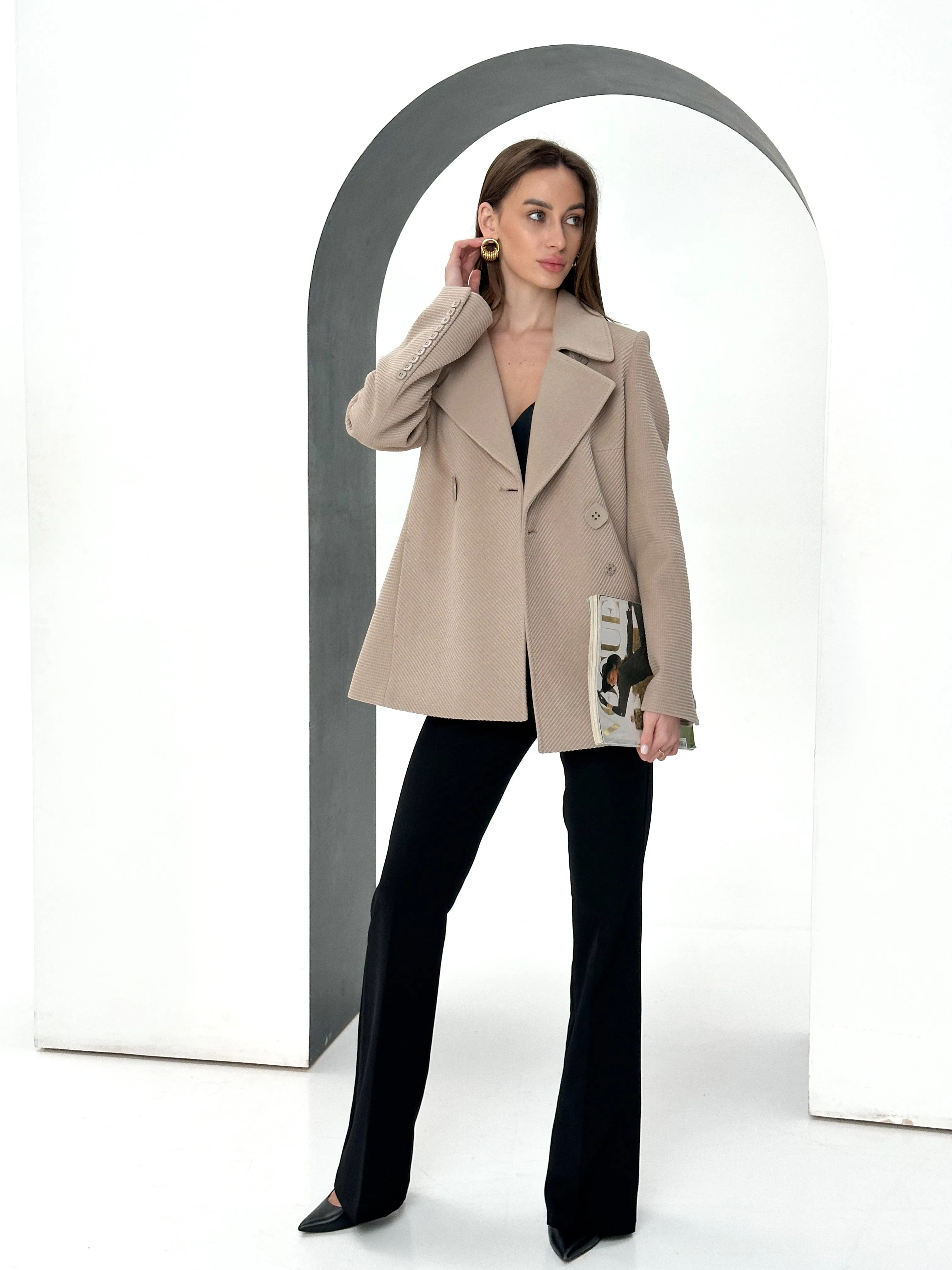 Luxury Cashmere Wool Coat