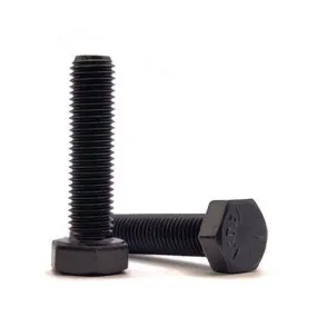 M14 x 1.5mm x 30mm Fine Pitch Hexagon Setscrews (DIN 961) - Steel 10.9 Self Colour