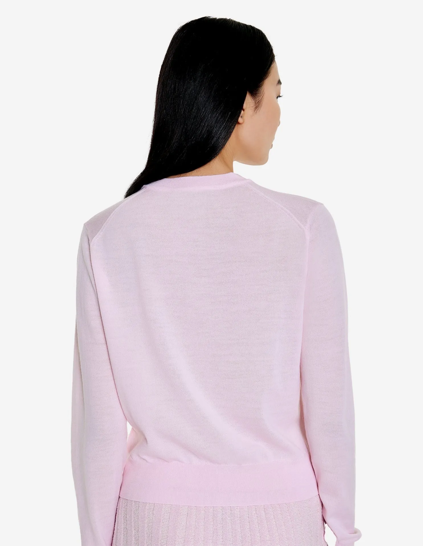 MAISON KITSUNE Long Sleeves Wool Plain Party Style Casual Top