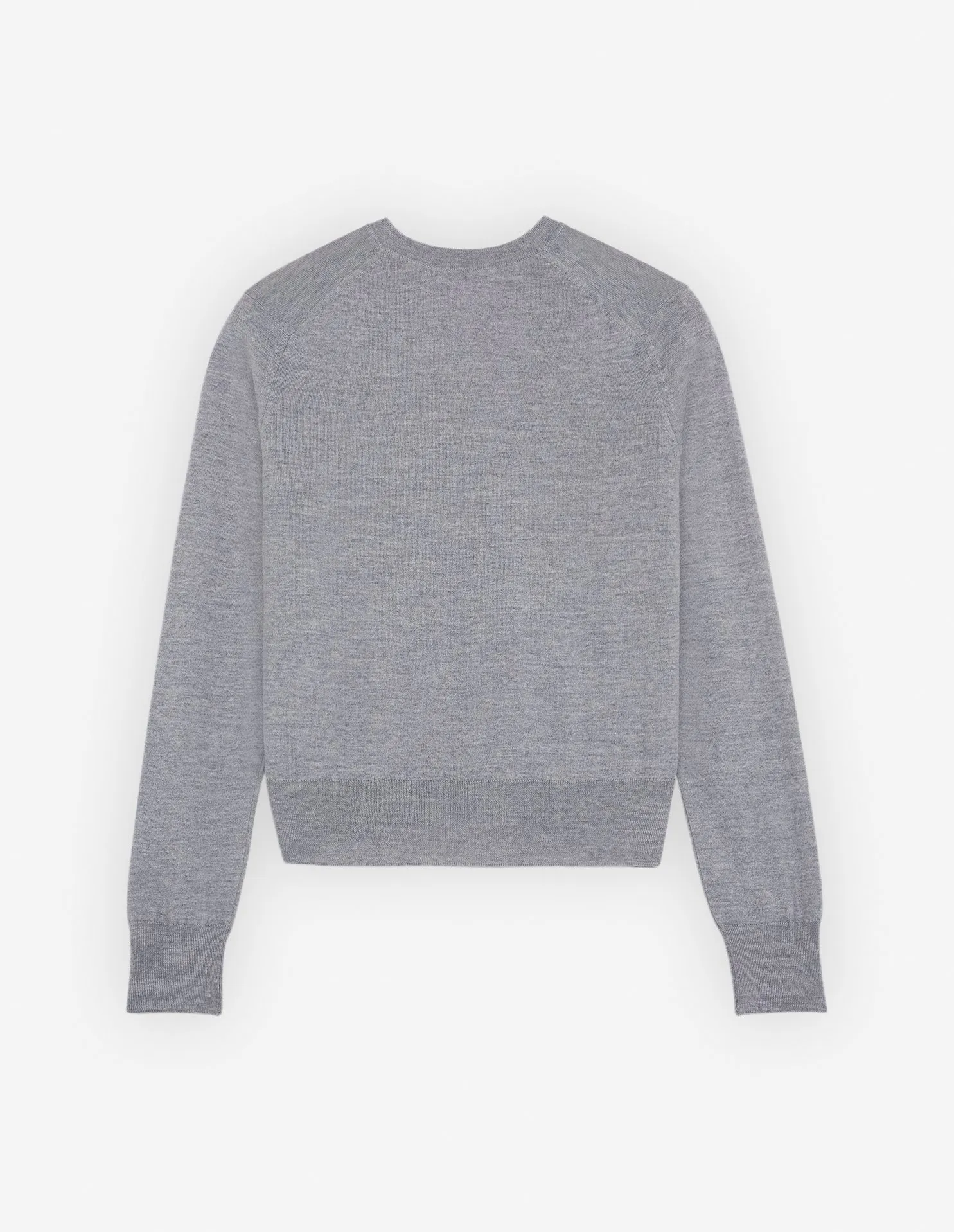 MAISON KITSUNE Long Sleeves Wool Plain Party Style Casual Top