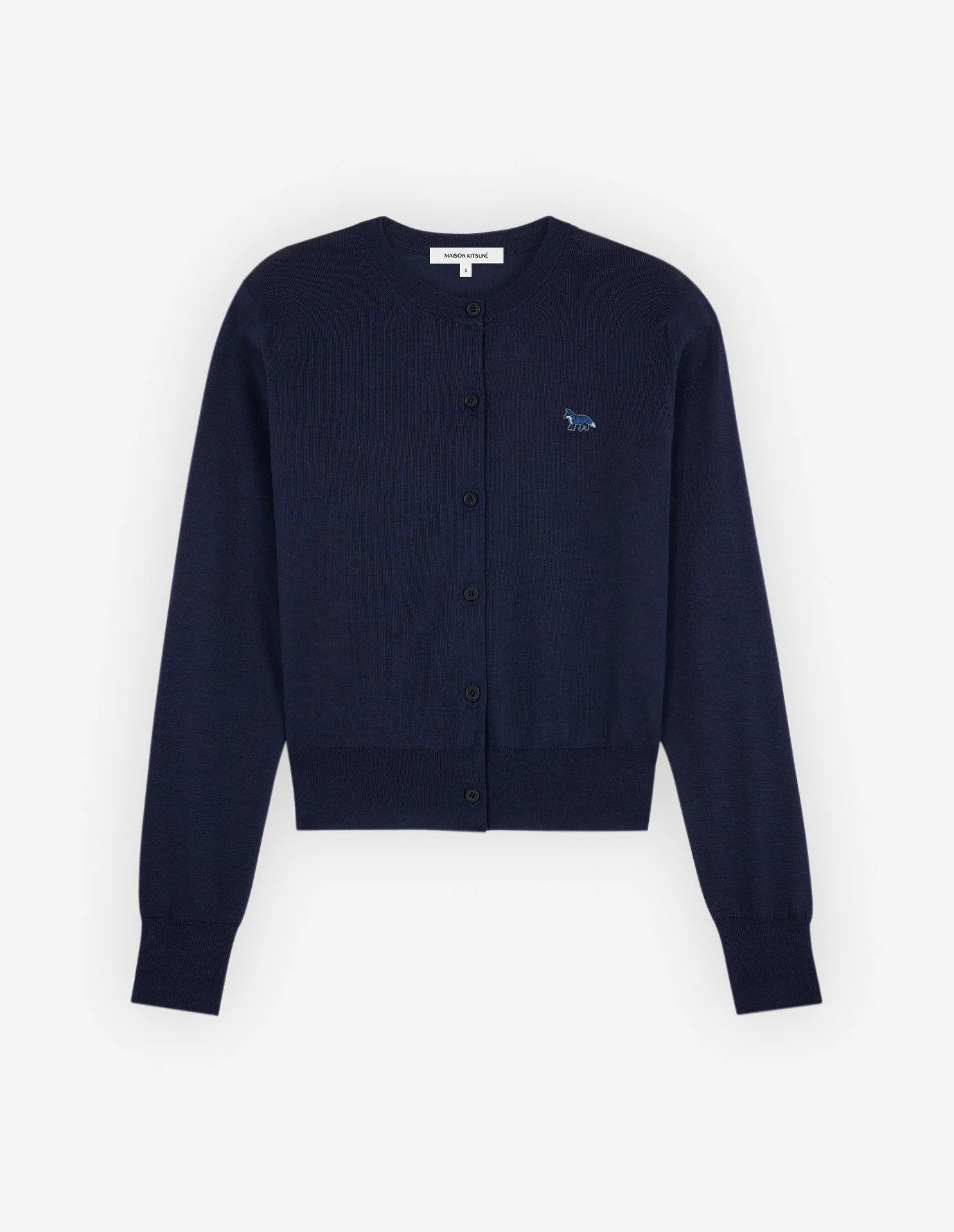 MAISON KITSUNE Long Sleeves Wool Plain Party Style Casual Top