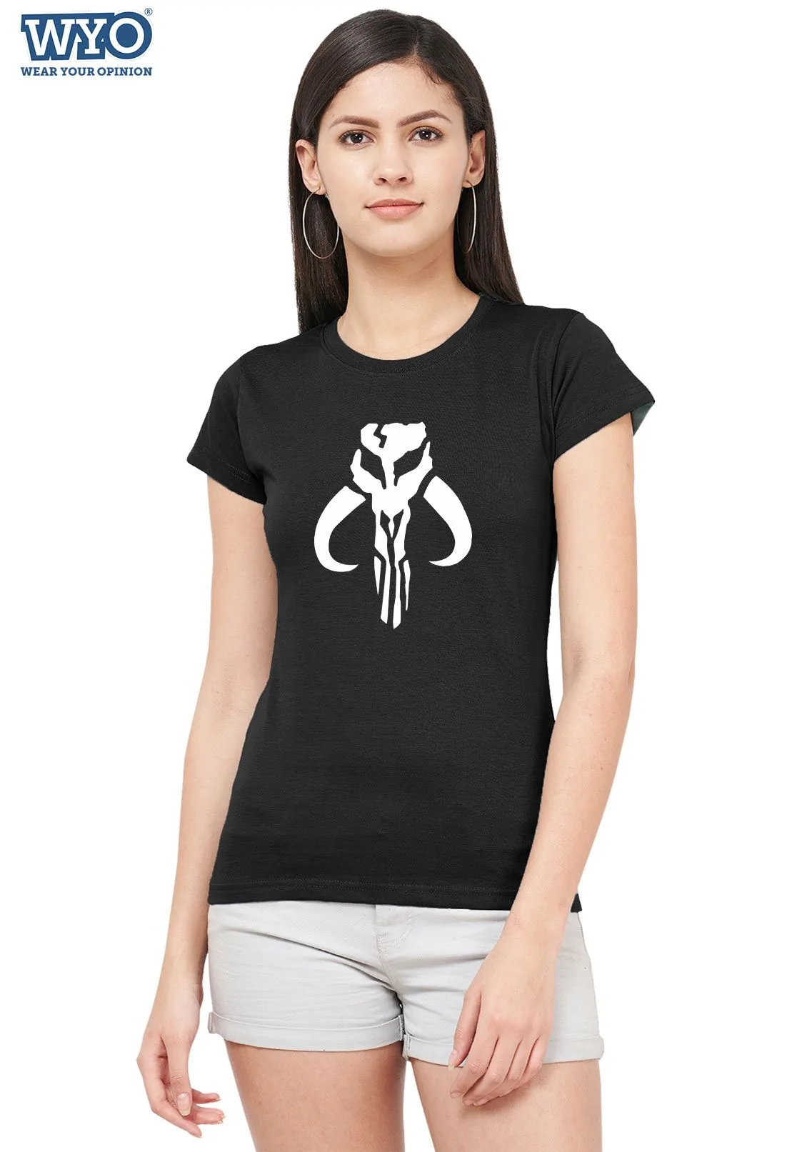 Mandalorian Insignia Women's Glow-In-Dark T-Shirt