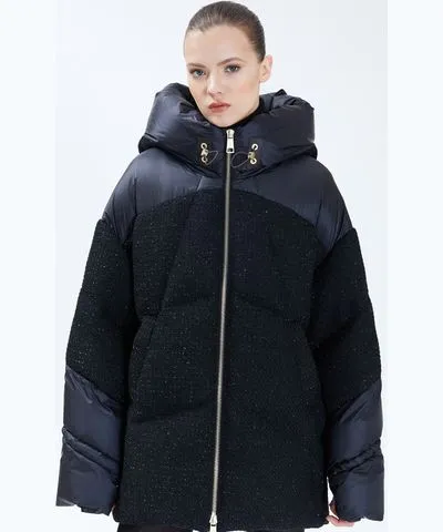 Matilde Tweed Puffer Jacket