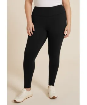 Maurices Plus Size Women's Powerstretch High-Rise Black Leggings Size 3X