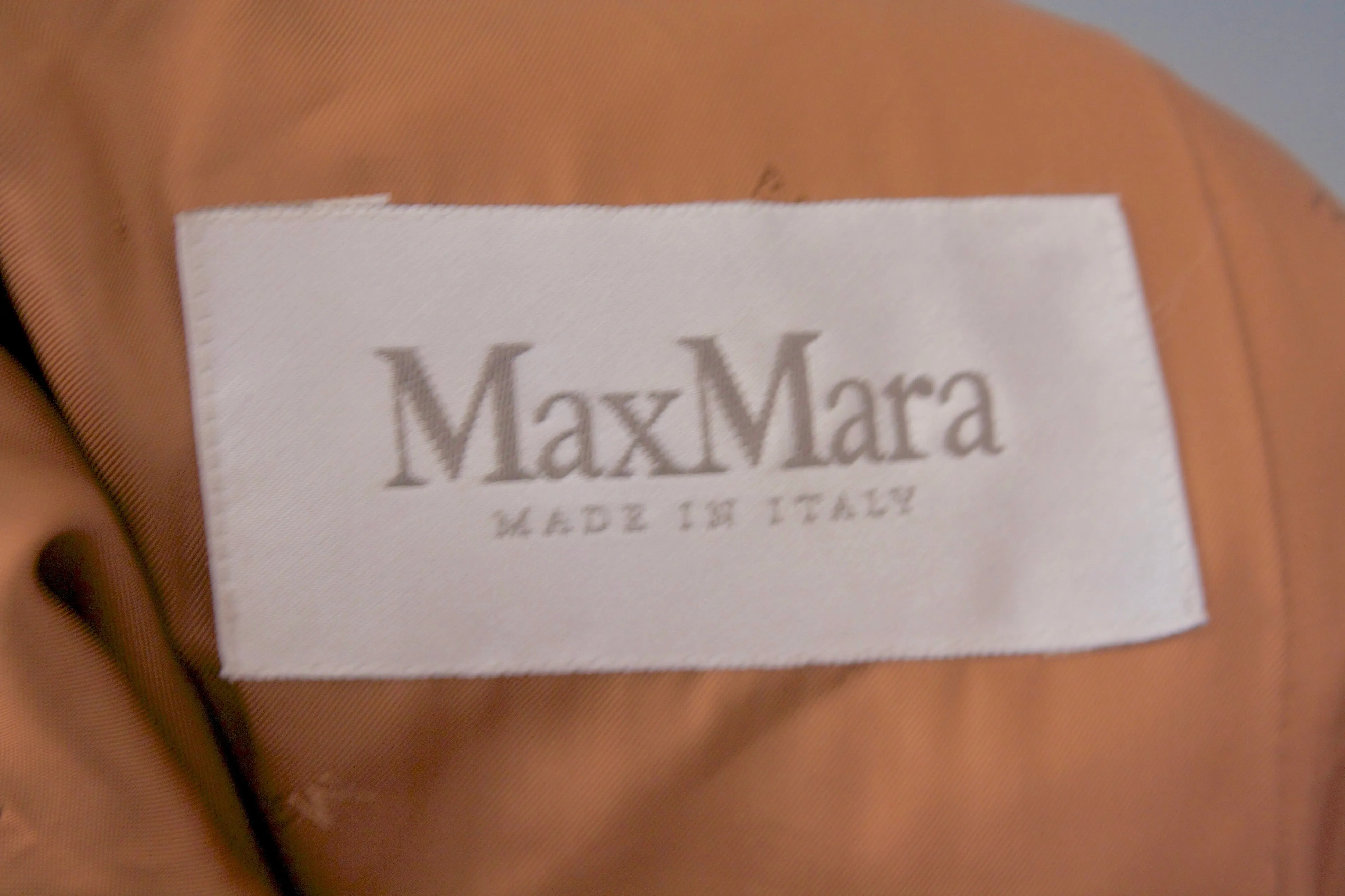 MAX MARA Alpaca Coat with Belt