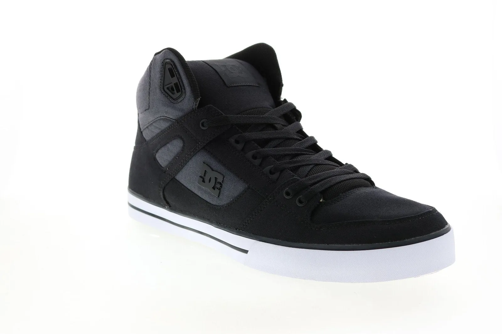 Men's Black High-Top Skate Shoes - DC Pure High-Top WC TX SE ADYS400046