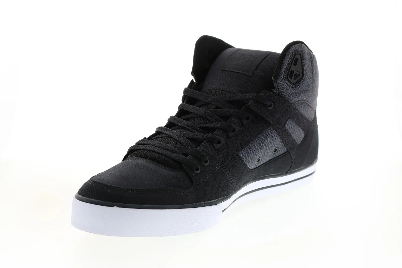 Men's Black High-Top Skate Shoes - DC Pure High-Top WC TX SE ADYS400046