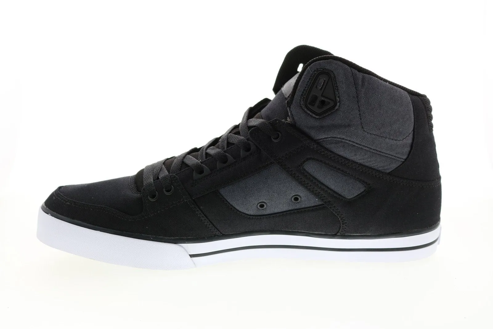 Men's Black High-Top Skate Shoes - DC Pure High-Top WC TX SE ADYS400046