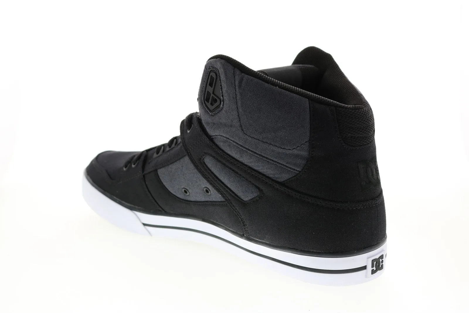 Men's Black High-Top Skate Shoes - DC Pure High-Top WC TX SE ADYS400046