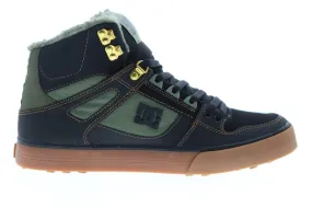 Mens Black Lace Up Skate Shoes - DC Pure HT WC SE ADYS400047