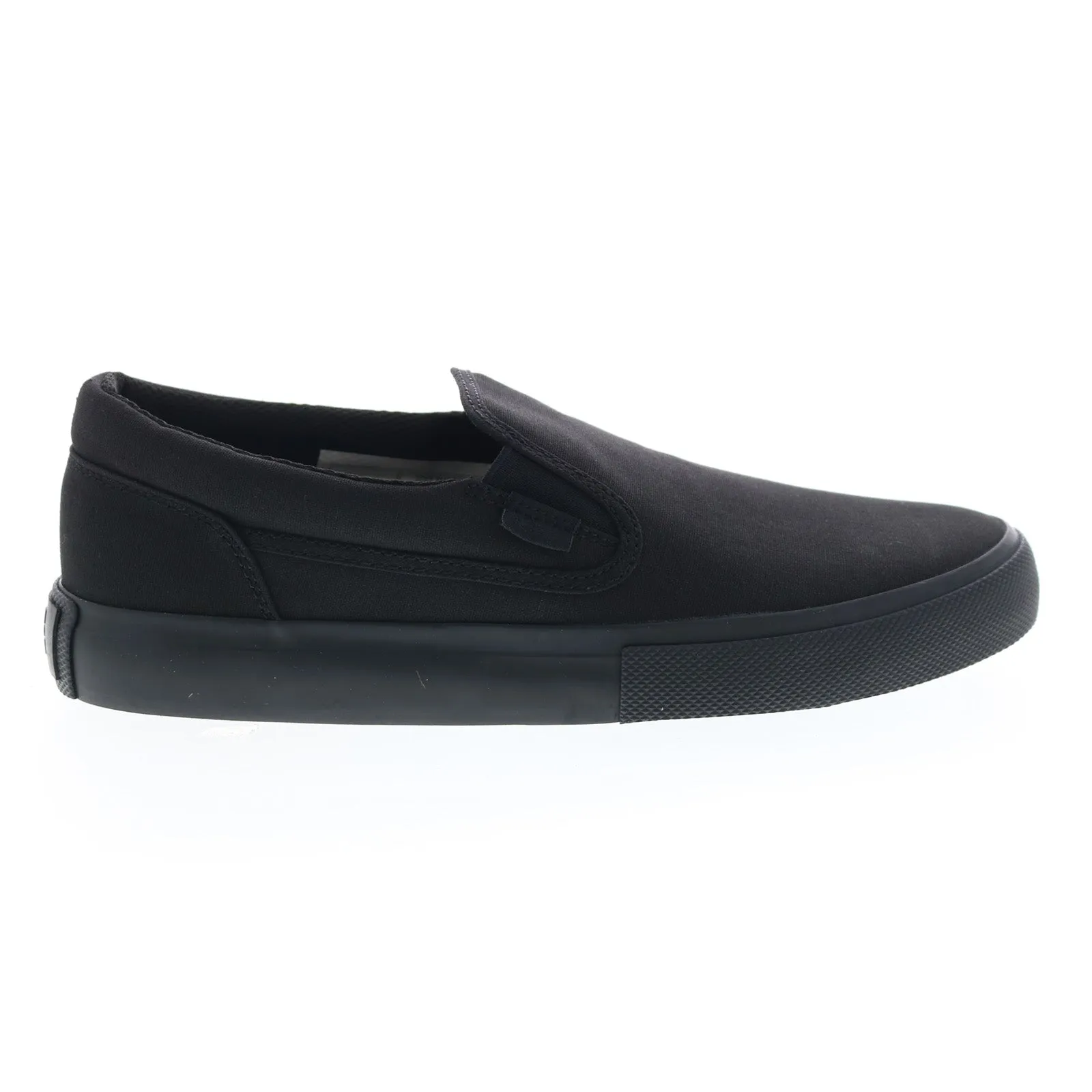 Mens Black Skate Inspired Slip On Sneakers - DC ADYS300645-3BK