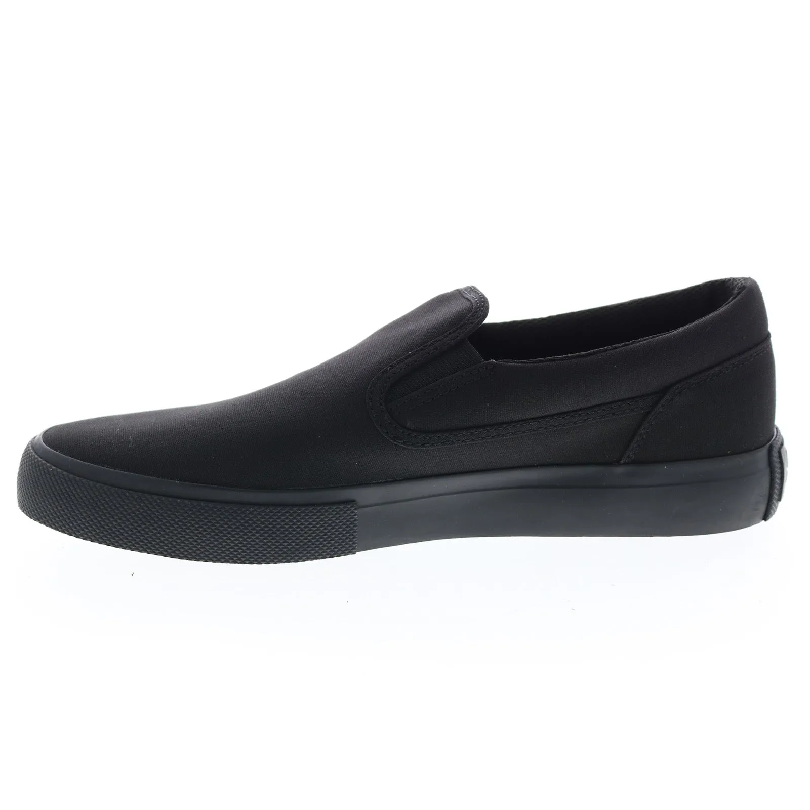 Mens Black Skate Inspired Slip On Sneakers - DC ADYS300645-3BK