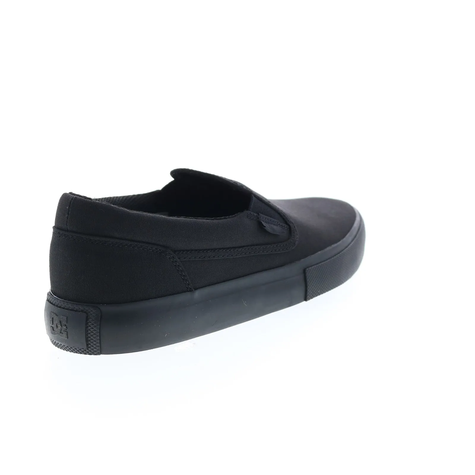 Mens Black Skate Inspired Slip On Sneakers - DC ADYS300645-3BK