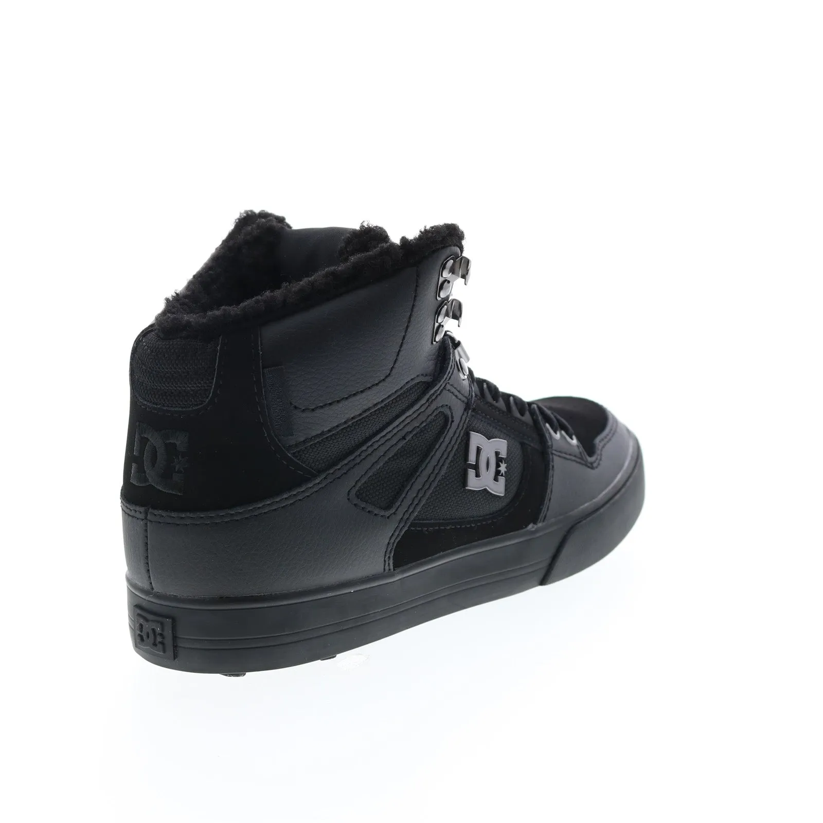 mens black skate sneakers shoes_DC Pure High Top WC WNT ADYS400047-3BK