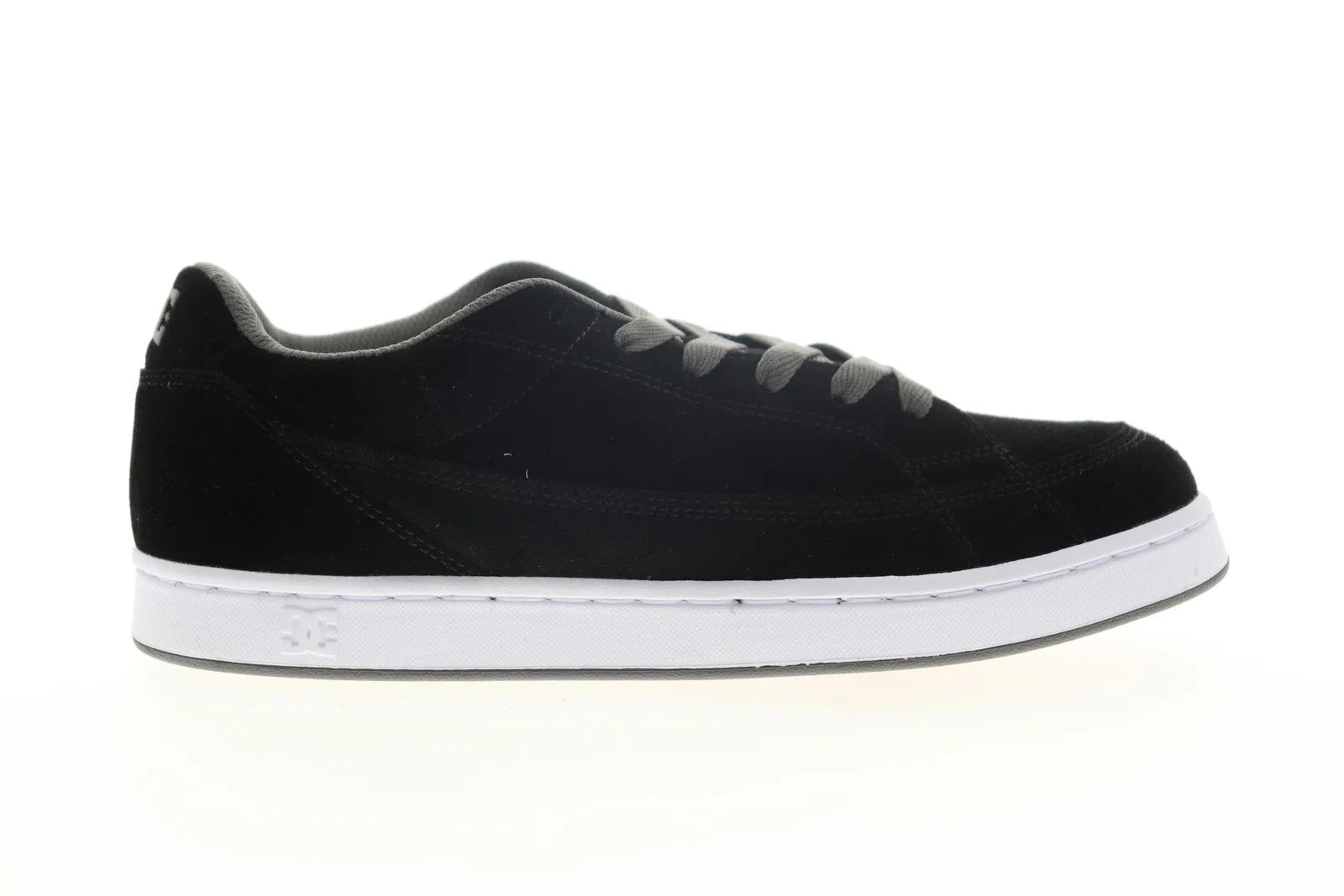 Mens Black Suede Skate Sneakers Shoes - DC DW1 ADYS100455