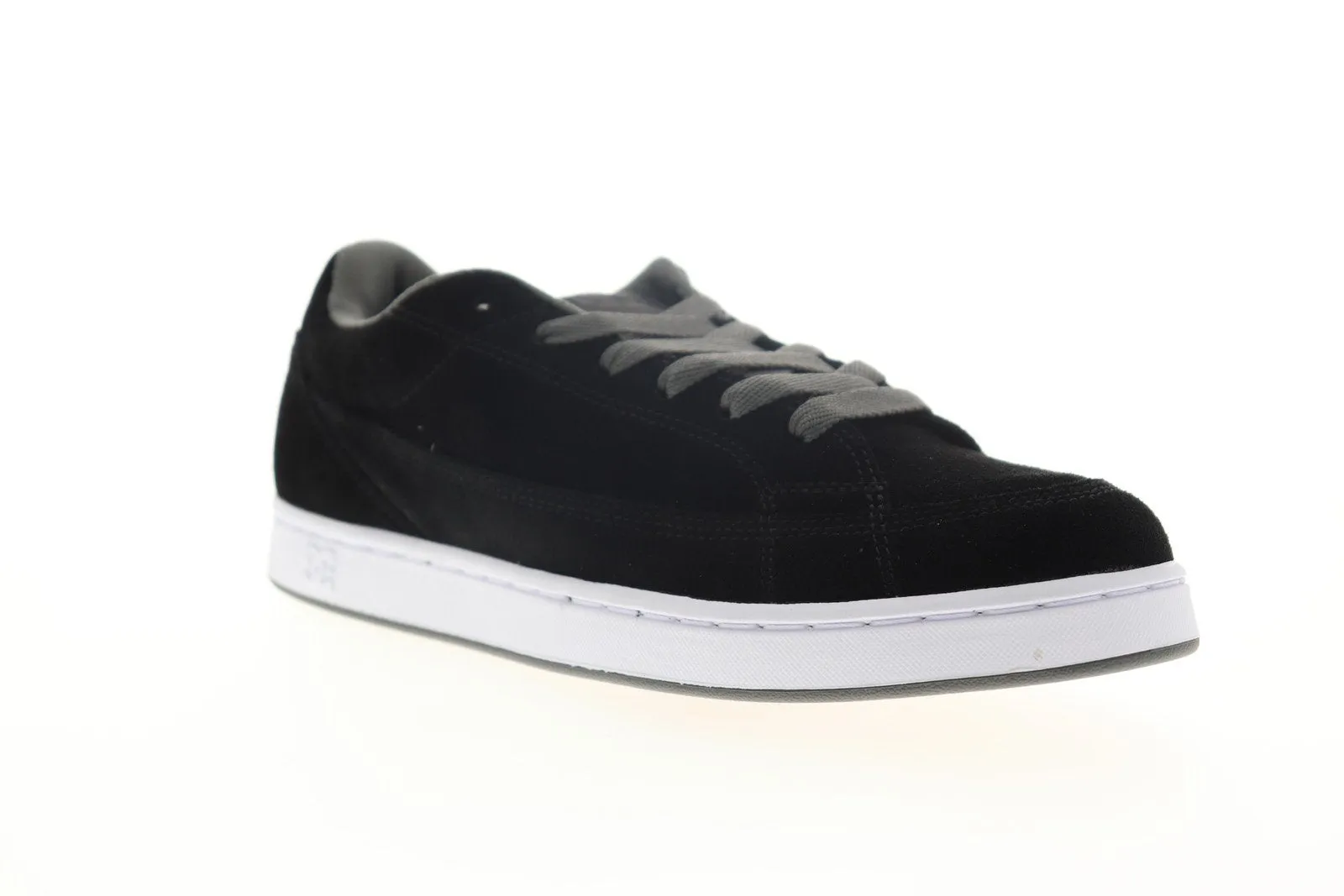 Mens Black Suede Skate Sneakers Shoes - DC DW1 ADYS100455