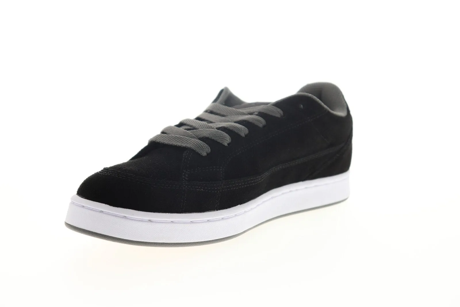 Mens Black Suede Skate Sneakers Shoes - DC DW1 ADYS100455