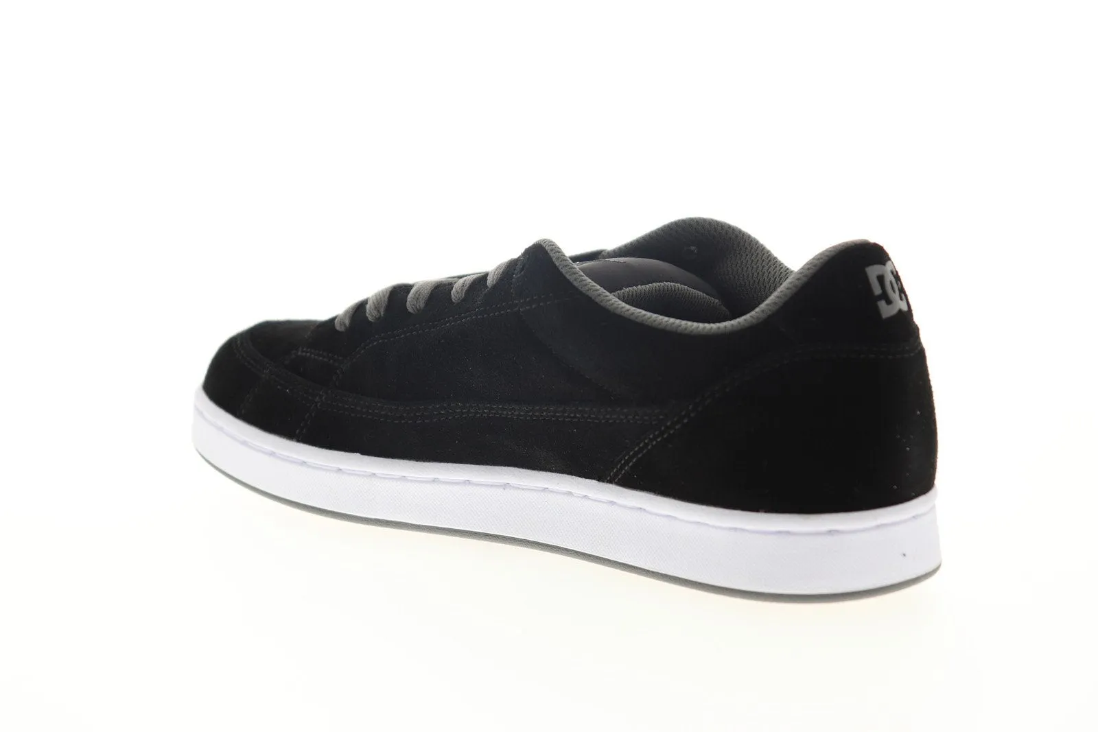 Mens Black Suede Skate Sneakers Shoes - DC DW1 ADYS100455