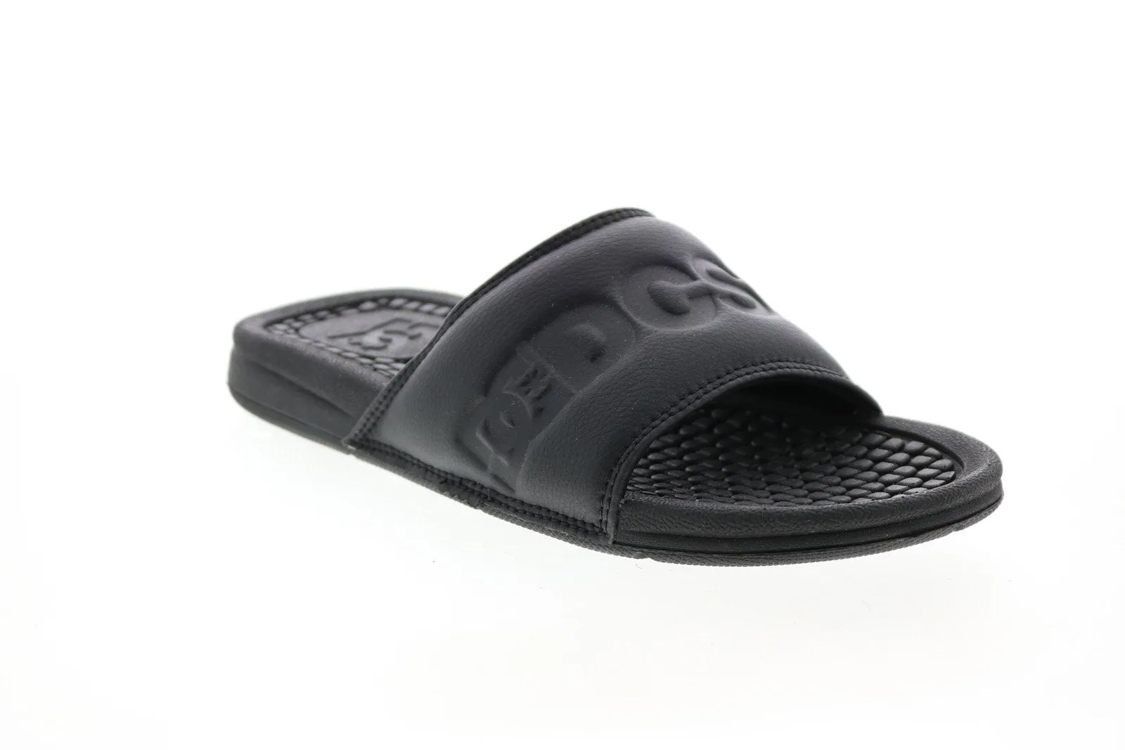 Mens Black Synthetic Slides Sandals Shoes by DC Bolsa SE ADYL100042