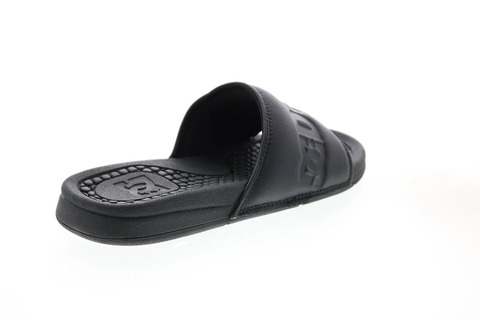 Mens Black Synthetic Slides Sandals Shoes by DC Bolsa SE ADYL100042