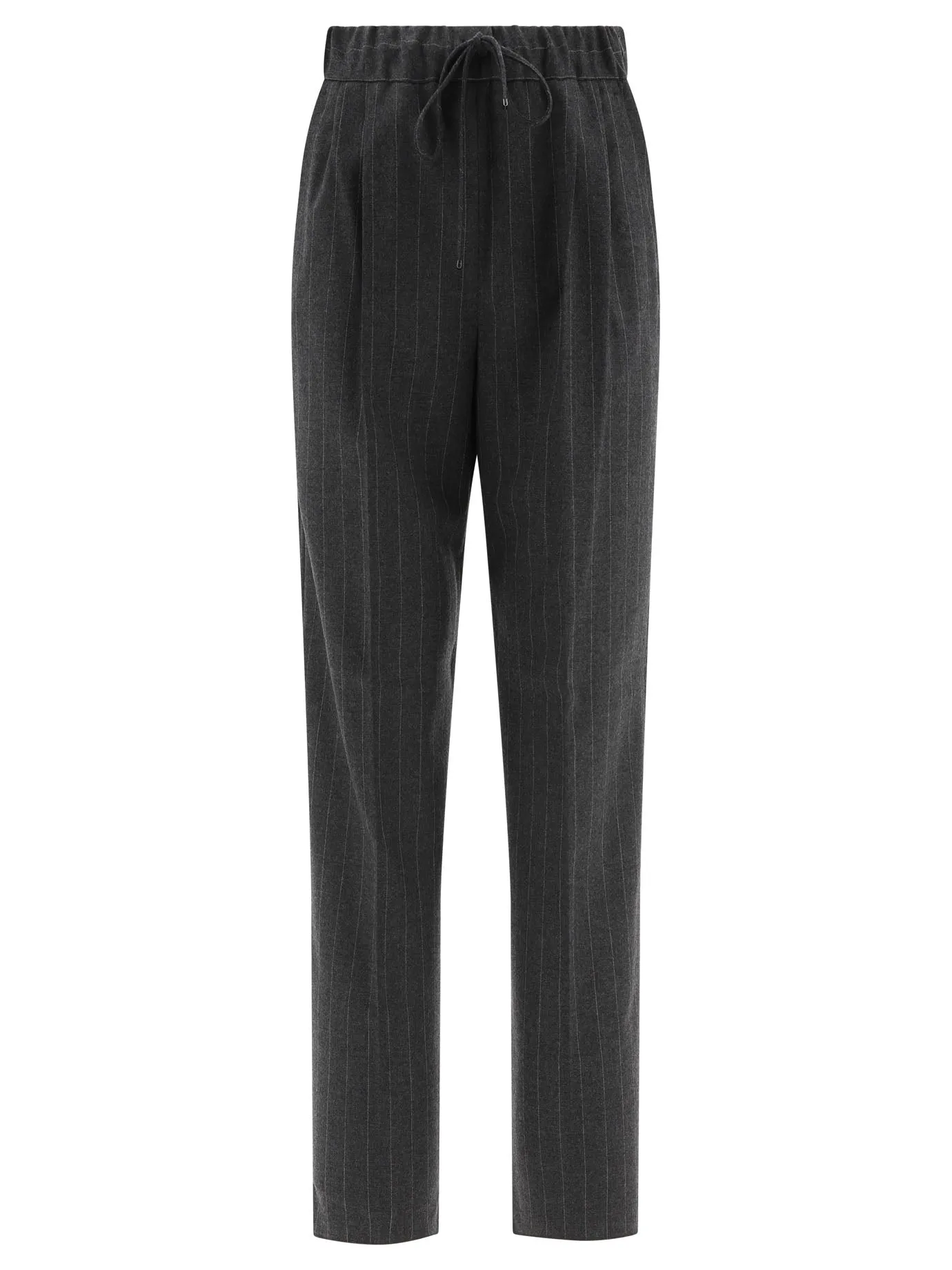 Men's Cashmere Pinstriped Pants