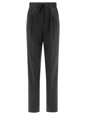 Men's Cashmere Pinstriped Pants