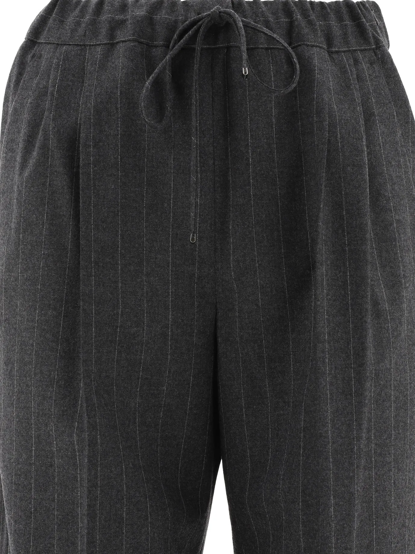 Men's Cashmere Pinstriped Pants