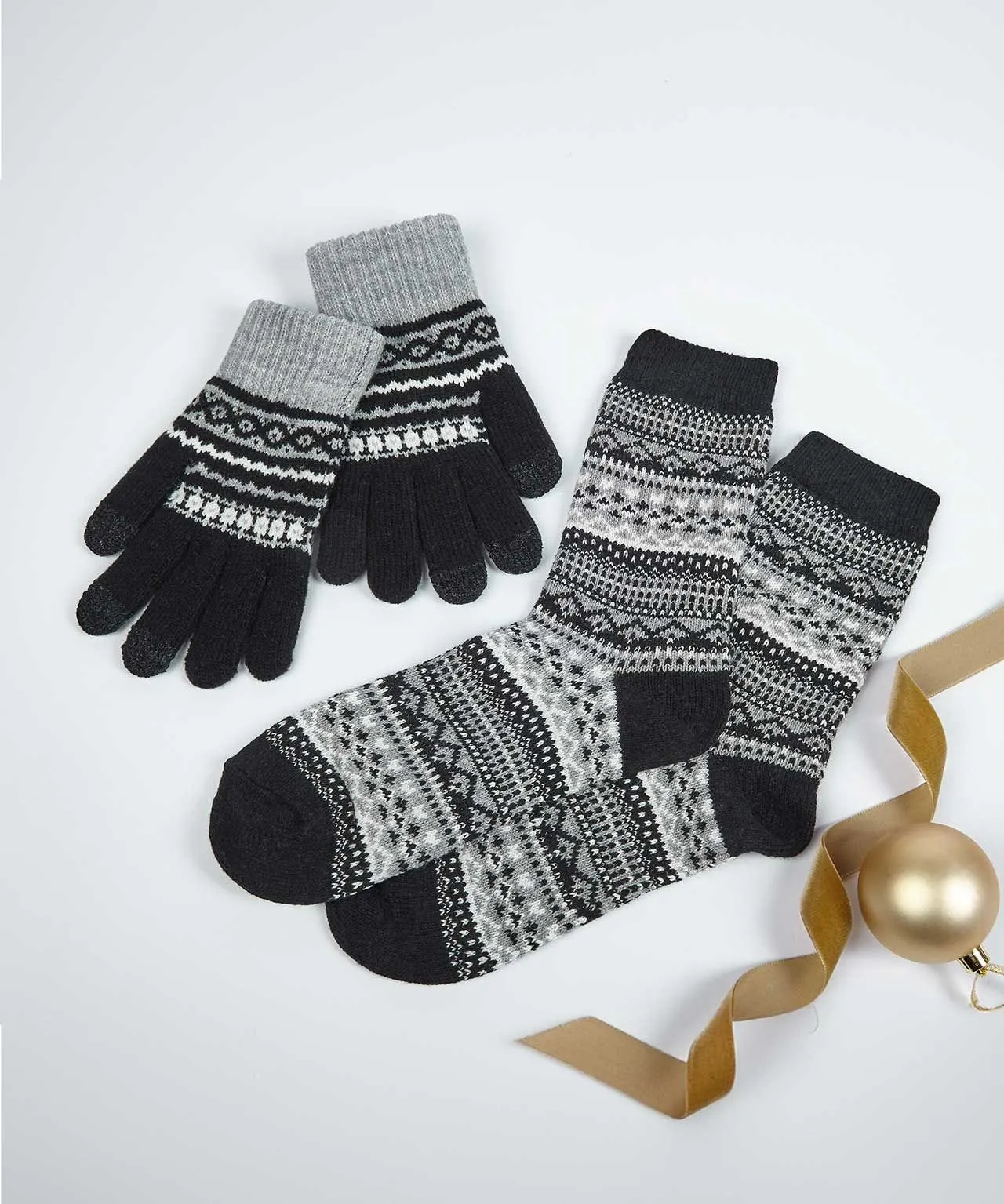 Men's Gloves and Socks Gift Box Set