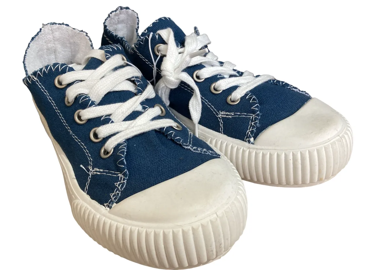 Navy Athletic Walking Shoes