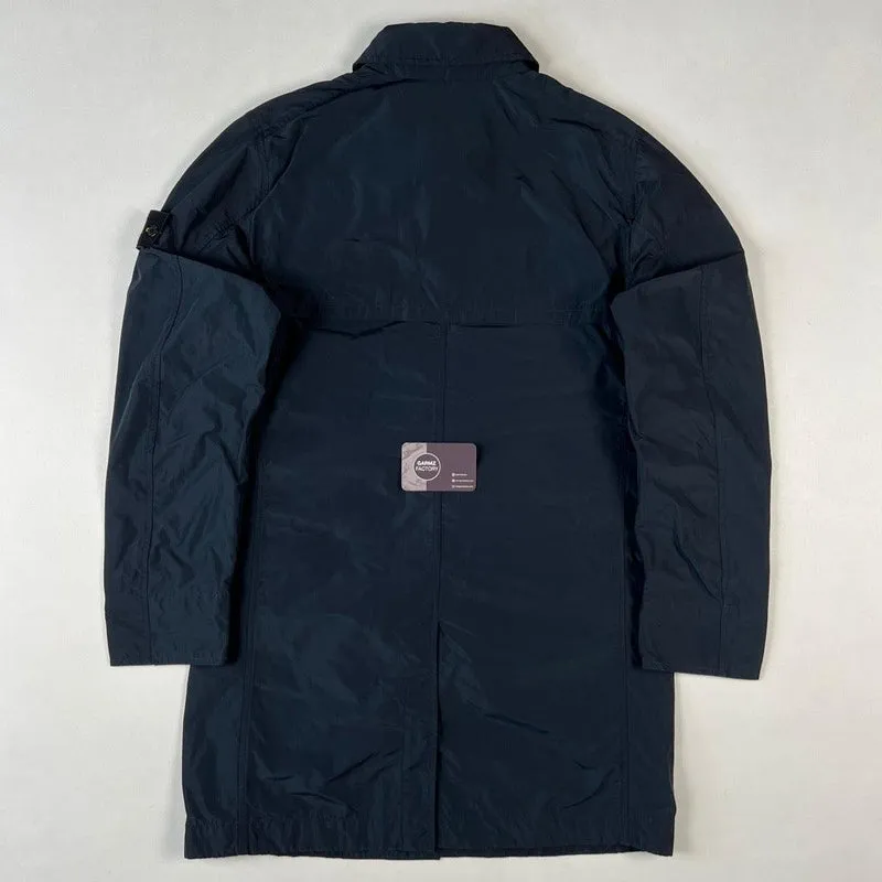 Navy Trench Coat - Micro Reps Technology