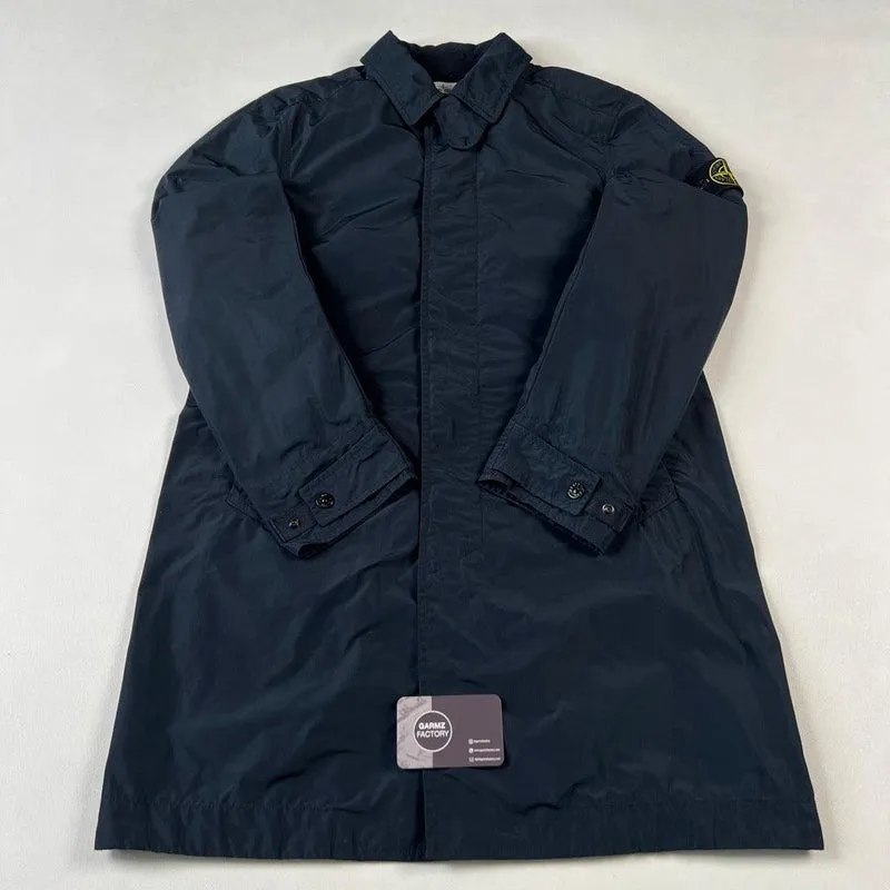 Navy Trench Coat - Micro Reps Technology