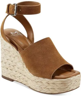 Nelly Womens Suede Woven Wedge Sandals