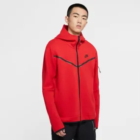 Nike Tech Fleece University Red/Black Hoody